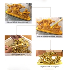 Lá vàng dát tượng 22K (30g)