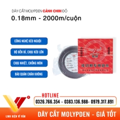 Dây cắt Molypden Cánh Chim đỏ 0.18mm chính hãng | Vĩ Văn