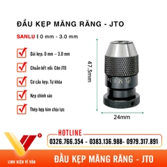Đầu kẹp măng răng máy bắn lỗ EDM JT0 0.15-4mm | Vĩ Văn