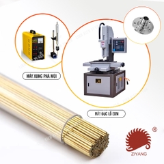 Que đồng điện cực EDM Ø1.5-3.0mm 500mm ZIYANG chính hãng | Vĩ Văn