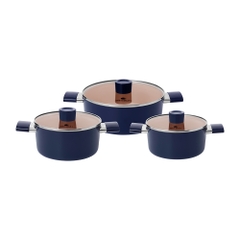 Bộ nồi chống dính Ceramic Elmich EL5240 Size 18,20,24cm