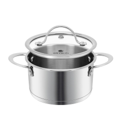 Bộ nồi Inox 304 Impact bonding EL-2480 Size 16, 20, 24cm