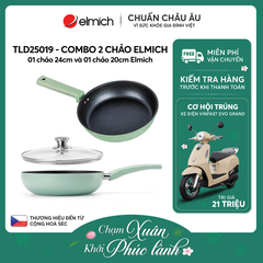 Combo 02 chảo size 20cm, 24cm Elmich - TLD25019