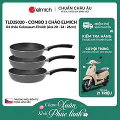 Combo 03 chảo Colosseum Elmich