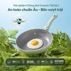 Chảo chống dính ceramic Elmich Daily 24cm