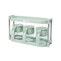 Combo Bộ lọ đựng gia vị và hộp cơm 2 tầng Elmich - TLD25631