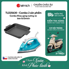Combo Khay gang nướng và bàn là Elmich - TLD25630
