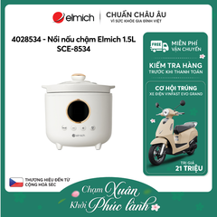Nồi nấu chậm Elmich 1.5L SCE-8534