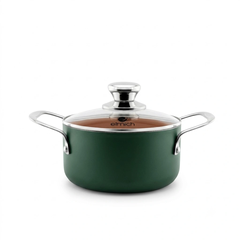 Bộ nồi chảo chống dính ceramic Elmich Daily DA nồi 20, chảo 26cm