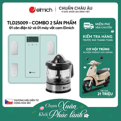 Combo 01 cân điện tử và 01 máy vắt cam Elmich
