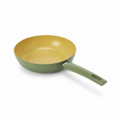 Bộ nồi chống dính Ceeramic Elmich Daily Olive nồi 20, chảo 26cm