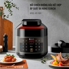 Nồi chiên không dầu kết hợp áp suất đa năng cao cấp Elmich AFE-1808
