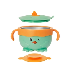 Bát ăn cho trẻ em hình vịt, inox 316 Elmich 0008VIT