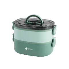 Hộp cơm 2 tầng inox 304 Elmich EL1398 dung tích 1.3L