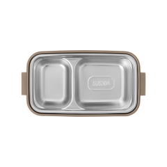 Hộp cơm 2 tầng inox 304 Elmich EL1317 dung tích 1.3L