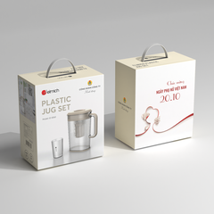 Combo Hộp bảo quản và Bình nhựa kèm cốc Elmich - TLD25627