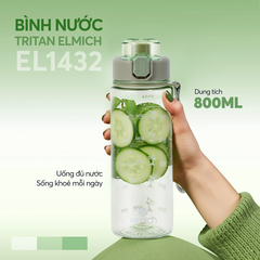 Bình nước Tritan Elmich EL1432 dung tích 800ml