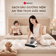 Máy hút bụi kháng khuẩn giường nệm Elmich Daily