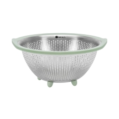 Rổ inox cao cấp có chân đỡ ráo nước Elmich 23cm & 29cm