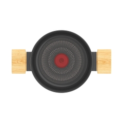 Nồi chống dính vân gỗ Elmich Nature EL-5206BK size 18, 20, 24 cm