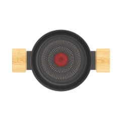 Bộ nồi chống dính vân gỗ Elmich Nature EL-5206BK03 size 18, 20 chảo 24cm