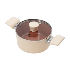 Bộ nồi chống dính Ceramic Elmich Mocha EL5248MC01 Size 18,20,24cm