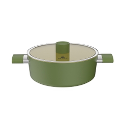 Nồi phủ sứ an toàn Elmich Olive EL-5536OV size 18, 20, 24 cm