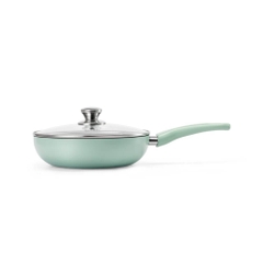 Chảo sâu lòng chống dính có vung kính Elmich EL-5913GY size 20, 26, 28 cm