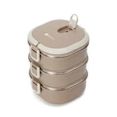 Hộp cơm 3 tầng inox 304 Elmich EL8388 dung tích 2.1L