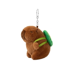 Móc khóa hình Capybara đeo balo bơ Elmich