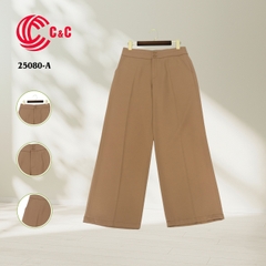 25080 - Elegant Straight Leg Pants in Premium Polyester Fabric