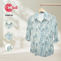 25002 - Stylized Floral Branches Pattern Mesh Fabric with 5 Color Options