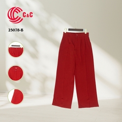 25078 - Pleated Straight Pants