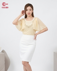 25193 - Dolman Sleeves Embroidered Lace in 7 Styles and Colors