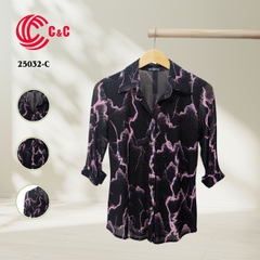 25032 - Stylish Mesh Fabric with 3 Color Options