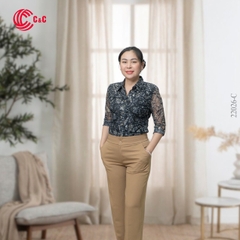 22026 - Plaid Pattern Blended With Marble Motif