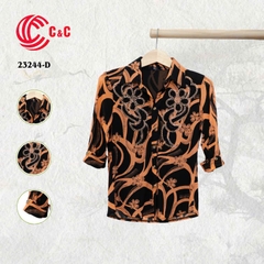 23244 - Abstract Geometric Pattern with Crystal Accents