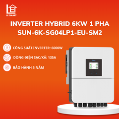 Inverter Hybrid Deye 6KW 1 Pha SUN-6K-SG04LP1-EU-SM2