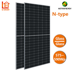 Tấm pin năng lượng mặt trời Astronergy 585W 2 mặt kính