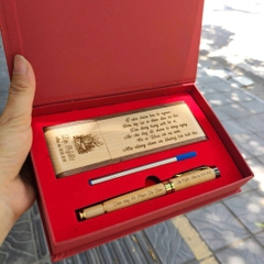 Set hộp bút gỗ cao cấp, quà tặng Thầy Cô ý nghĩa ngày 20/11