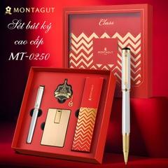 Set bút ký màu trắng Montagut MT0250