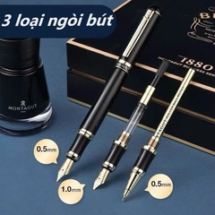 Set bút ký Montagut 5 món MT36 màu đen