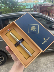 Bút ký doanh nhân Montagut màu bạc 06 khắc tên