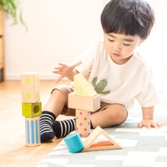 Hình khối bằng gỗ có âm thanh - bộ nhỏ