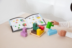 Bộ xếp hình khối gỗ lập phương - Challenge Cube
