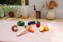 Bộ cắt thái rau củ bằng gỗ cao cấp - Vegetables Set