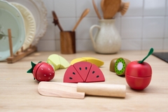 Cho thuê Bộ cắt thái trái cây bằng gỗ cao cấp - Fruit Set