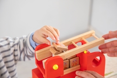 Xe cứu hỏa bằng gỗ