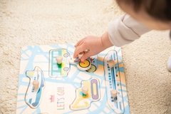 Cho thuê Bảng ghép phương tiện giao thông bằng gỗ