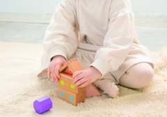 Hình khối bằng gỗ có âm thanh - bộ lớn